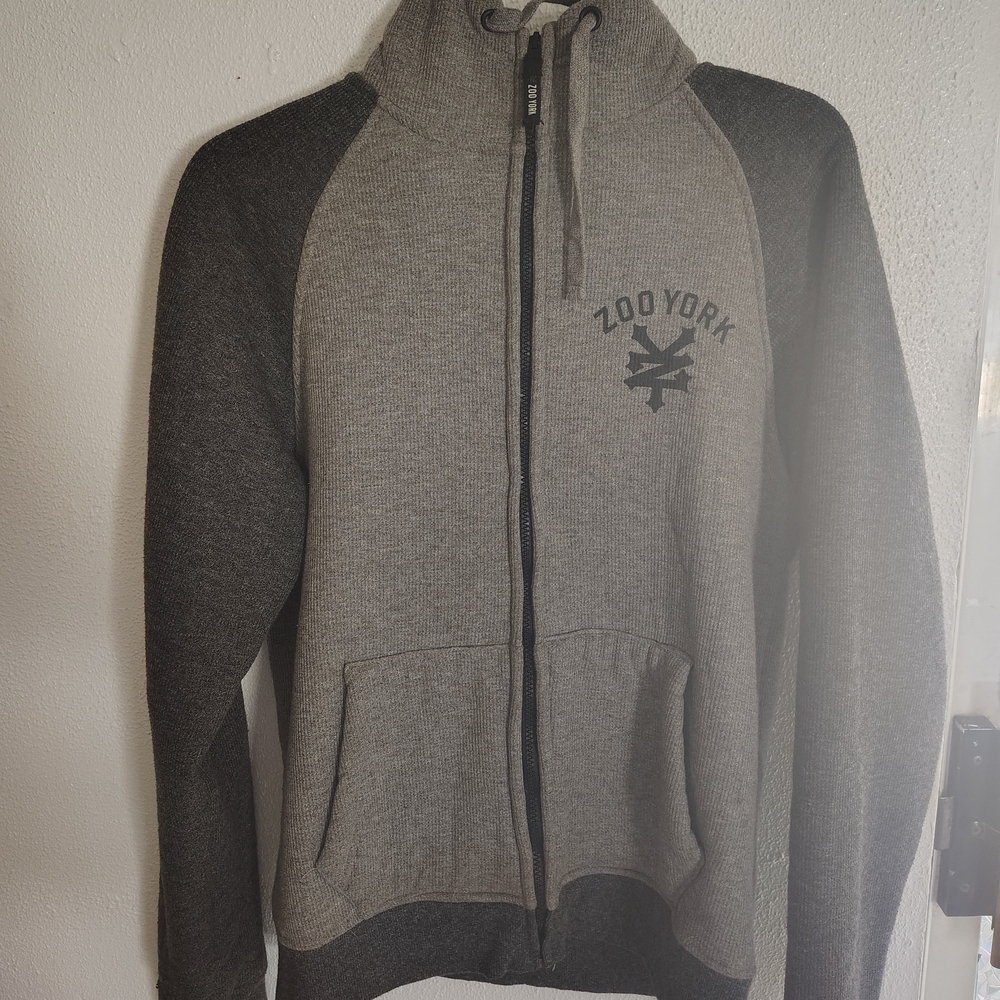 Zoo York Gray and Black Hoodie
